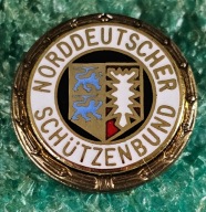 ODZNAKA NORDDEUTSCHER SCHÜTZENBUND PÓŁNOCNONIEMIECKA FEDERACJA STRZELECKA 2