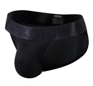 Slipy Męskie JOCKMAIL czarne z delikatnej siateczki M