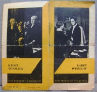 KADET WINSLOW -film prod.angielskiej - program kinowy -lata 50-te