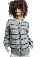 SWETER I wełniany KARDIGAN 38/40