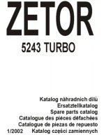 Zetor 5243 Turbo - katalog częśc ciągnika rolniczego PL (2002)