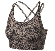 Biustonosz stanik sportowy damski CRIVIT Maffashion w panterkę S 36/38