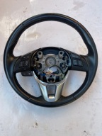 ORYGINAL CZARNA SKÓRZANA KIEROWNICA MAZDA 3 MULTIFUNKCYKNA KD K0273 8-14