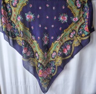 Hand Made chustka indyjska duża,apaszka 103x98