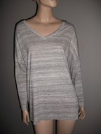 TU bluzka oversize szara w prążki bawełniana r. 42