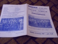 1987 Leszno Polska - Szwecja - wypełniony