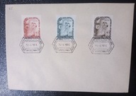 KOPERTA FDC "IV KOLARSKI WYŚCIG POKOJU" NR 661-663 STAN DOBRY 1953