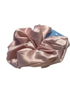 DUŻA SATYNOWA GUMKA DO WŁOSÓW RÓŻOWA