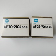 Minolta AF zoom 35-70mm 3.5-4.5 70-210mm 4.5-5.6 Sony Alpha Sony A