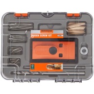 Zestaw wkrętów i kołków 55 el uniwersalne do montażu śruby kołki komplet