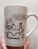 KUBEK PORCELANOWY ANDRZEJ MLECZKO, wróżka porcelana 370 ml+GRATIS!