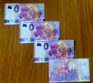 WIELKANOC Banknot 0 Euro Polska Portugalia Francja wersja Anniversary