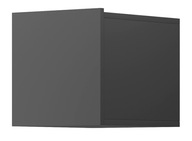 Półka Wisząca Grafit Kwadrat Regał ENJOY 30 cm– do Salonu, Kuchni, Sypialni