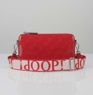 Joop! Jeans czerwona torebka na pasku mała kopertówka crossbody