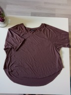 Janina damska luźna bluzka letnia brązowa r 36