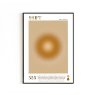 PLAKAT, LICZBY ANIELSKIE, AURA POSTER, 555, PLAKATY NA ŚCIANĘ, B2 50x70