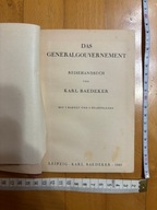 Generalne Gubernatorstwo. Przewodnik turystyczny, Karl Baedeker Lipsk 1943