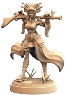 Oriental Riflewoman Wojowniczka Strzelec Pinup D D&D RPG Druk 3D NSFW