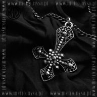 Wisior/ naszyjnik ORNAMENTOWY KRZYŻ GOTYCKI