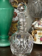 SYGNOWANA KARAFKA STUART CRYSTAL RĘCZNIE CIĘTA