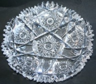 ŚLICZNA PATERA / TALERZ KRYSZTAŁ 17,5 cm.