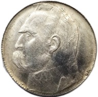 Kopia 10 zł. Józef Piłsudski z 1934 roku.