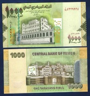 JEMEN 2017 1000 RIALS P-40a UNC