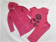 SZLAFROK Z PIŻAMĄ DZIEWCZĘCY ROZ.134_