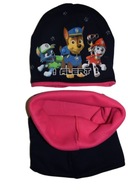 KOMPLET DZIEWCZĘCY CZAPKA + KOMIN PSI PATROL r. 48-50 nr 346A