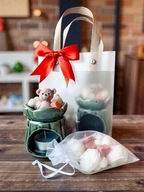 Woski sojowe bezzapachowe w zestawie z kominkiem NA PREZENT