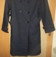 PŁASZCZ trencz granat 40