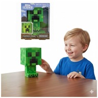 LAMPKA NOCNA MINECRAFT CREEPER ICONS ZIELONA ORYGINALNA 3D DLA DZIECI