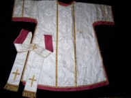 DALMATYKA + stuła. Msza trydencka.