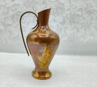 STARY miedziany malutki wazon 10cm, dzbaneczek