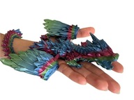 Smok skrzydlaty z ruchomą szczęką 3D Druk 33CM