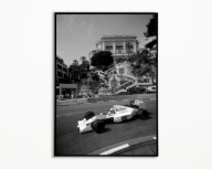 PLAKAT AYRTON SENNA LOTUS F1 FORMULA 1 GP BOLID WYŚCIGOWY PLAKAT A3
