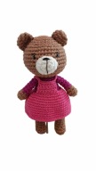 Miś szydełko maskotka pluszak zabawka handmade amigurumi ręcznie robiony