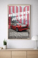 Plakat Ferrari F40 bez ramy 50 x 70 cm