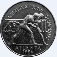 2 złote 1995 - Atlanta Zapaśnicy, stan I-