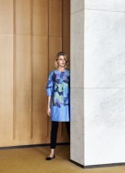 Marimekko Huikee Coat Cotton blue mix color 38/10