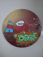 Praca artystyczna na płycie winylowej