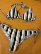 Strój kąpielowy niebieskogranatowy damski S Change France dwuczęściowy