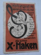 X-Haken - haczyki do obrazów - zalepka reklamowa