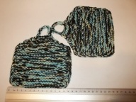 SZYDEŁKIEM ROBIONE ŁAPKI DO GARNKÓW 14X16CM