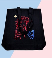 Torba bawełniana na zakupy ręcznie haftowana