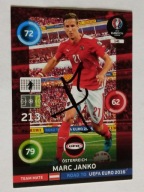 Karta panini autograf Austria Road to Euro 2016 Marc Janko
