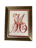 Obraz haftowany "Litera M" 2 Halina Dulemba