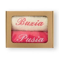 Śmieszny Prezent dla Dziewczyny Żony na Święta Pod Choinkę Zestaw Ręczników