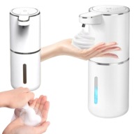 DOZOWNIK PODAJNIK DO MYDŁA 380ML NAŚCIENNY BIAŁY Z CZUJNIKIEM RUCHU Z USB