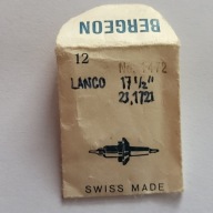 Os balansu Lanco Zegarek mechaniczny czesci do zegarka ze starych zapasow